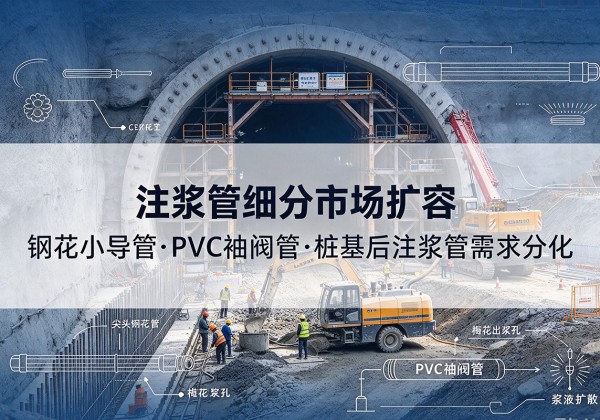 夏县注浆管细分市场扩容，隧道钢花小导管、PVC 袖阀管、桩基后注浆管需求分化
