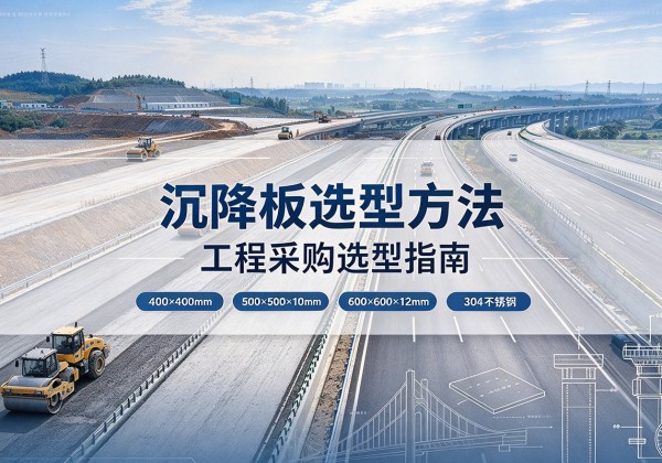 夏县沉降板选择方法